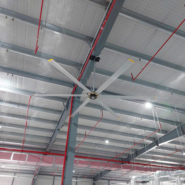 Quạt trần HVLS sải cánh dài