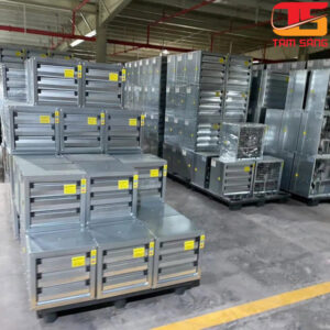 Xưởng quạt hút công nghiệp gắn tường Tâm Sáng