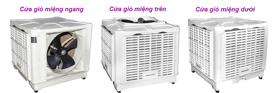 Các cửa gió của máy làm mát cố định