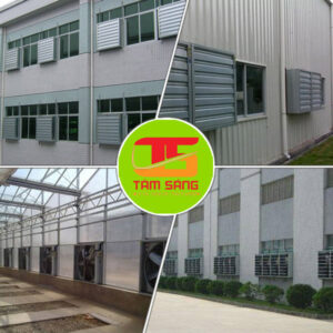 Quạt hút công nghiệp vuông