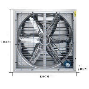 Quạt thông gió gắn tường 1380×1380