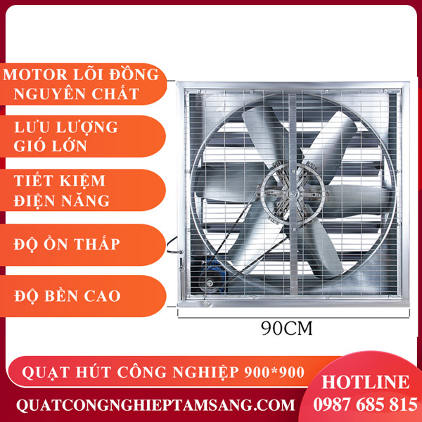 Quạt thông gió công nghiệp 900×900