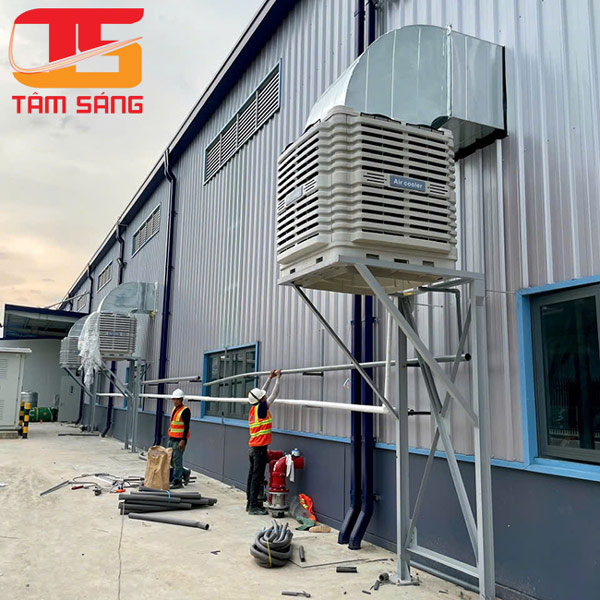 Đơn vị thi công lắp đặt hệ thống làm mát nhà xưởng Tâm Sáng